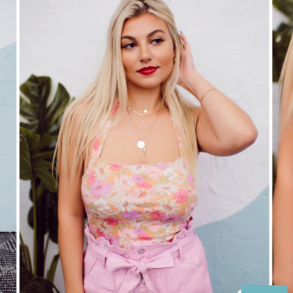 Floral bodysuit nwt